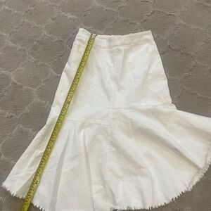 Heritage White Midi Skirt